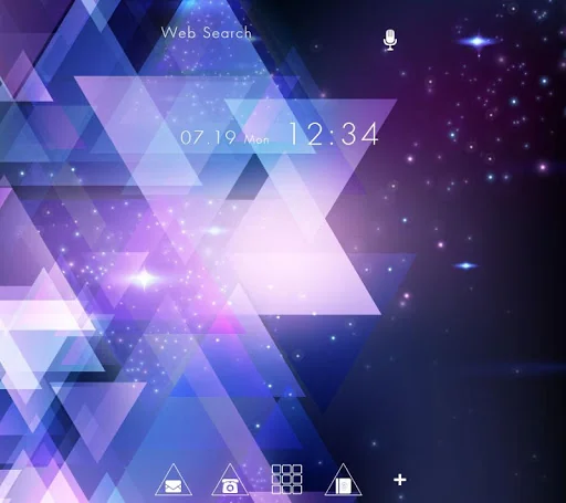 Galaxy of Triangles +HOME screenshot 1