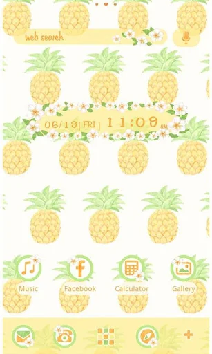 FruitTheme Tropical Pineapples