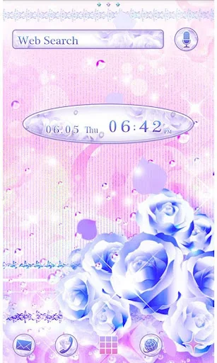 Beautiful Theme-Sparkle Drops- screenshot 1