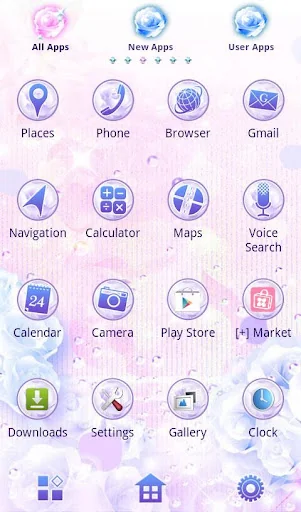 Beautiful Theme-Sparkle Drops- screenshot 2