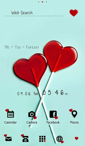 Two Hearts Theme +HOME screenshot 1
