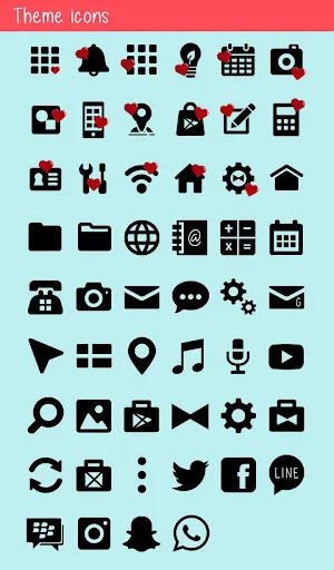 Two Hearts Theme +HOME screenshot 4