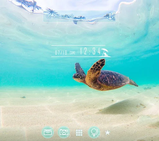 Sea Turtle's Swim +HOME Theme