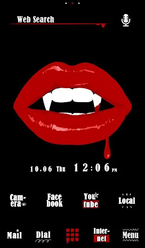 Vampire Lips Theme +HOME screenshot 1