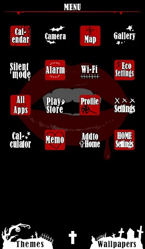 Vampire Lips Theme +HOME screenshot 2