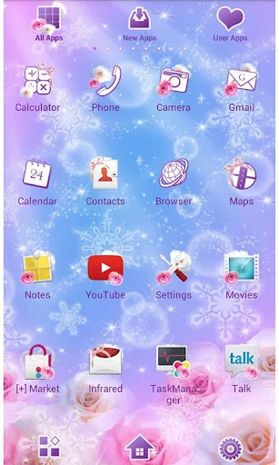 Winter Heart Wallpaper Theme screenshot 2