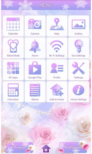 Winter Heart Wallpaper Theme screenshot 3