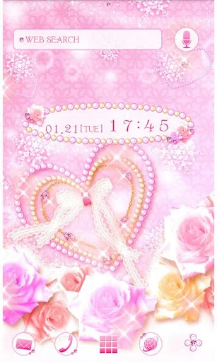 Winter Rose Heart Theme +HOME