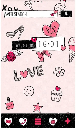 -KissKiss- Theme +HOME