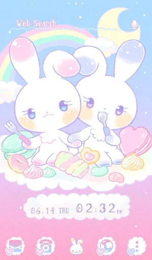 Cute Dreamy Rabbit +HOME
