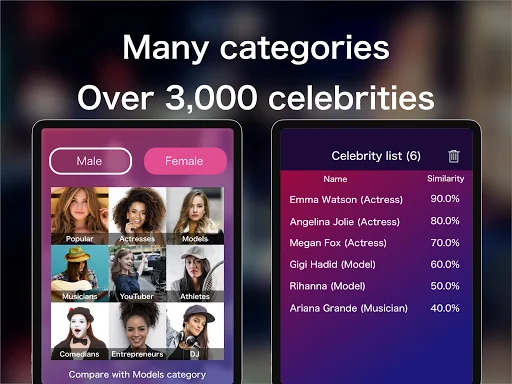 Look alike - Celebrity screenshot 2