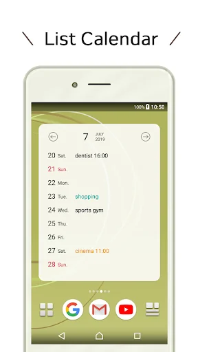Calendar & Memo Widget