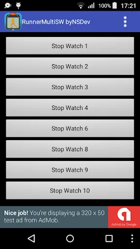 Runner Multi StopWatch byNSDev