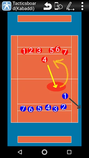 Tacticsboard(Kabaddi) byNSDev