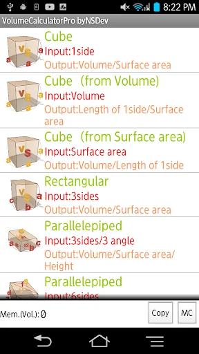 VolumeCalculatorPro byNSDev
