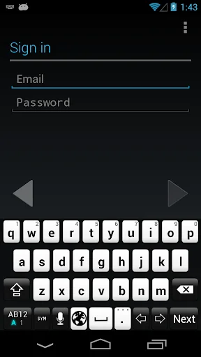 Black&White keyboard image