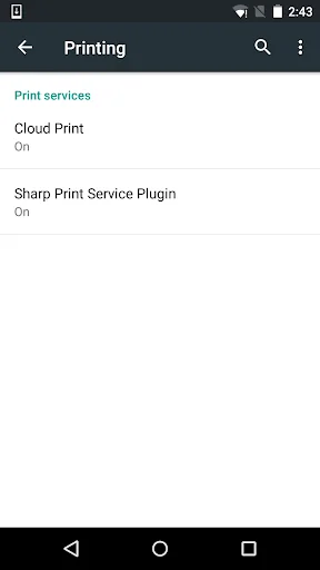 Sharp Print Service Plugin