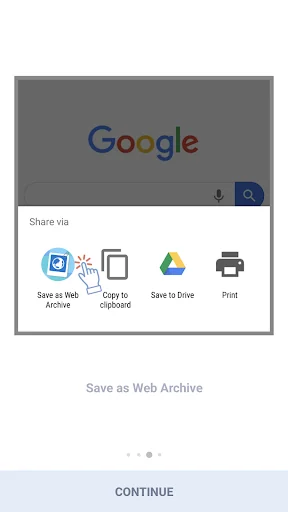 Save as Web Archive screenshot 4