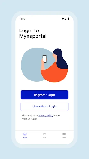 Mynaportal screenshot 1