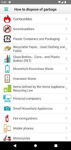 Iruma City Garbage Sorting App screenshot 3