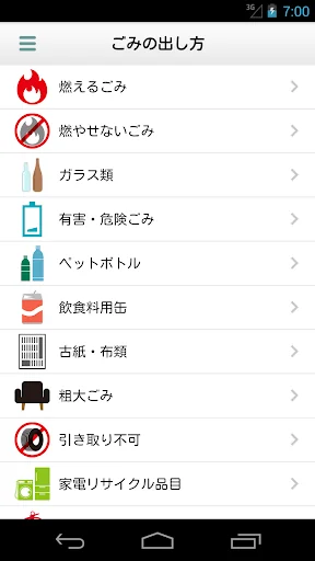 蓮田市・白岡市ごみ分別アプリ（げんちゃん） screenshot 4