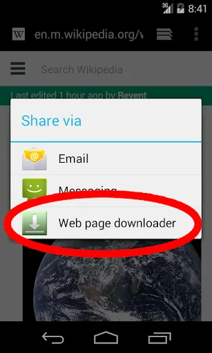 Web page downloader screenshot 2