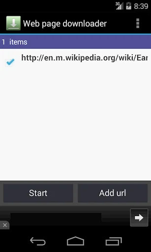 Web page downloader screenshot 4