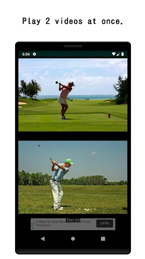 Dual Video-Split Screen Player