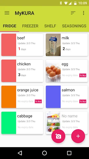 MyKURA - Manage Fridge, Foods,