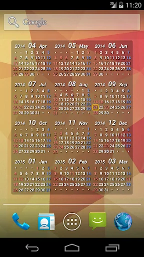 TadanoCalendar screenshot 2