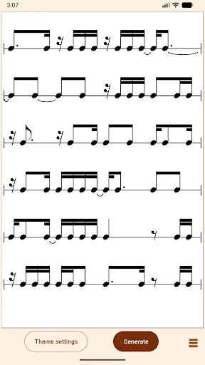 Hatsumi-Rhythm score generator