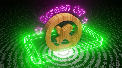 スクリーンオフ（Screen Off）画面を消して誤操作防止