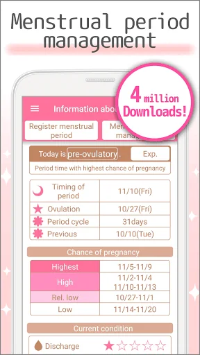 Woman's DIARY period・diet・cal