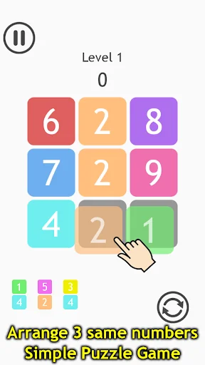 Number Tic-Tac-Toe IQ Puzzle