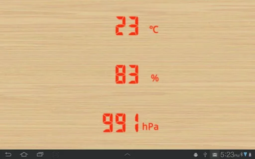 Temperature humidity barometeF screenshot 4