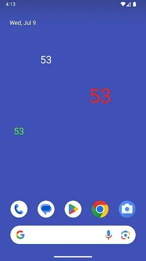 Seconds Clock Widget