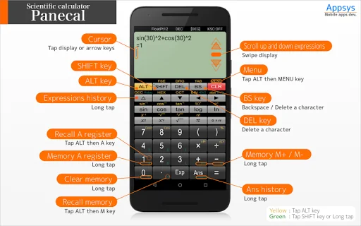 Panecal Scientific Calculator screenshot 2