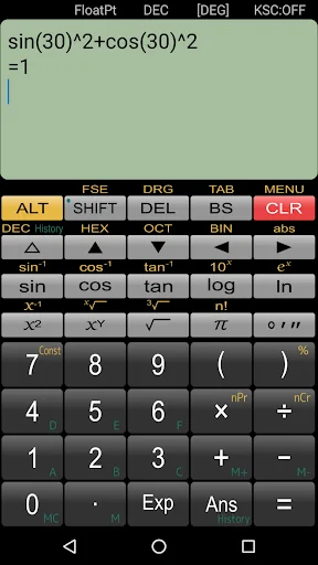 Panecal Scientific Calculator screenshot 3