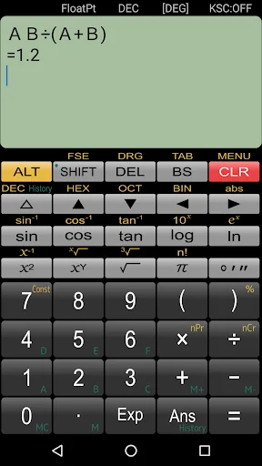 Panecal Scientific Calculator screenshot 4