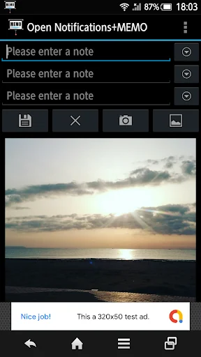 Open Notifications+MEMO