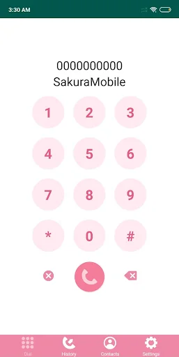 Sakura Dial application