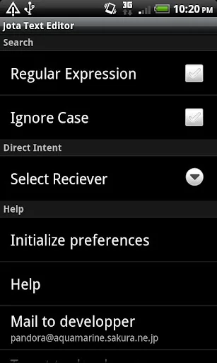Jota Text Editor screenshot 4
