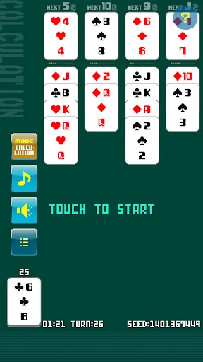 Wizard's Solitaire Calculation