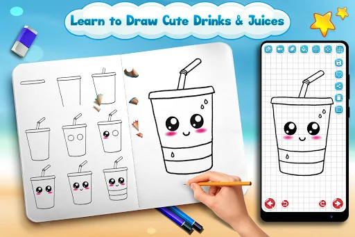 Learn to Draw Drinks & Juices