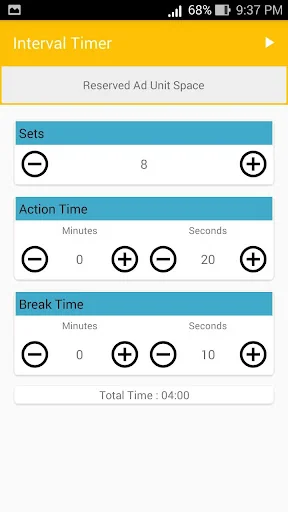 Interval Timer - HIIT - Tabata