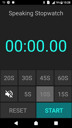 Speaking Stopwatch