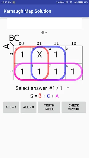Karnaugh Kmap Solver