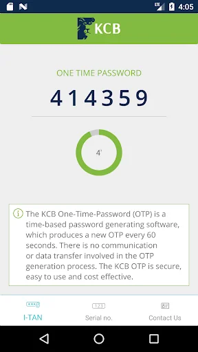 KCB I-TAN screenshot 1