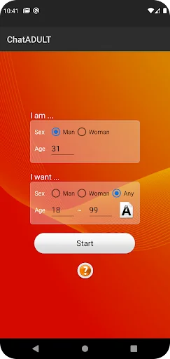 ChatADULT (Random Chat) screenshot 1