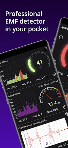 EMF Detector - Electromagnetic screenshot 1